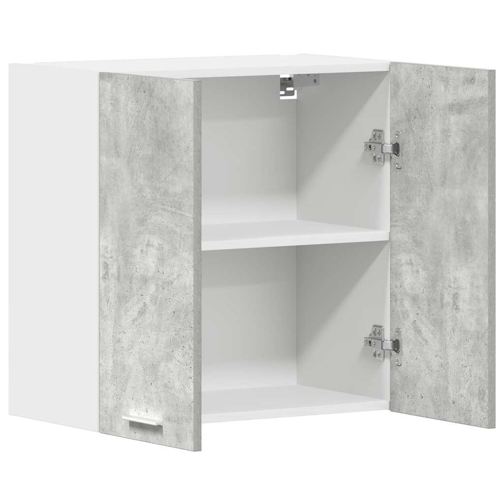 Horní Skříňka Lyon Betonově Šedá 60X31X60 Cm Kompozitní Dřevo Betonová Šedá
