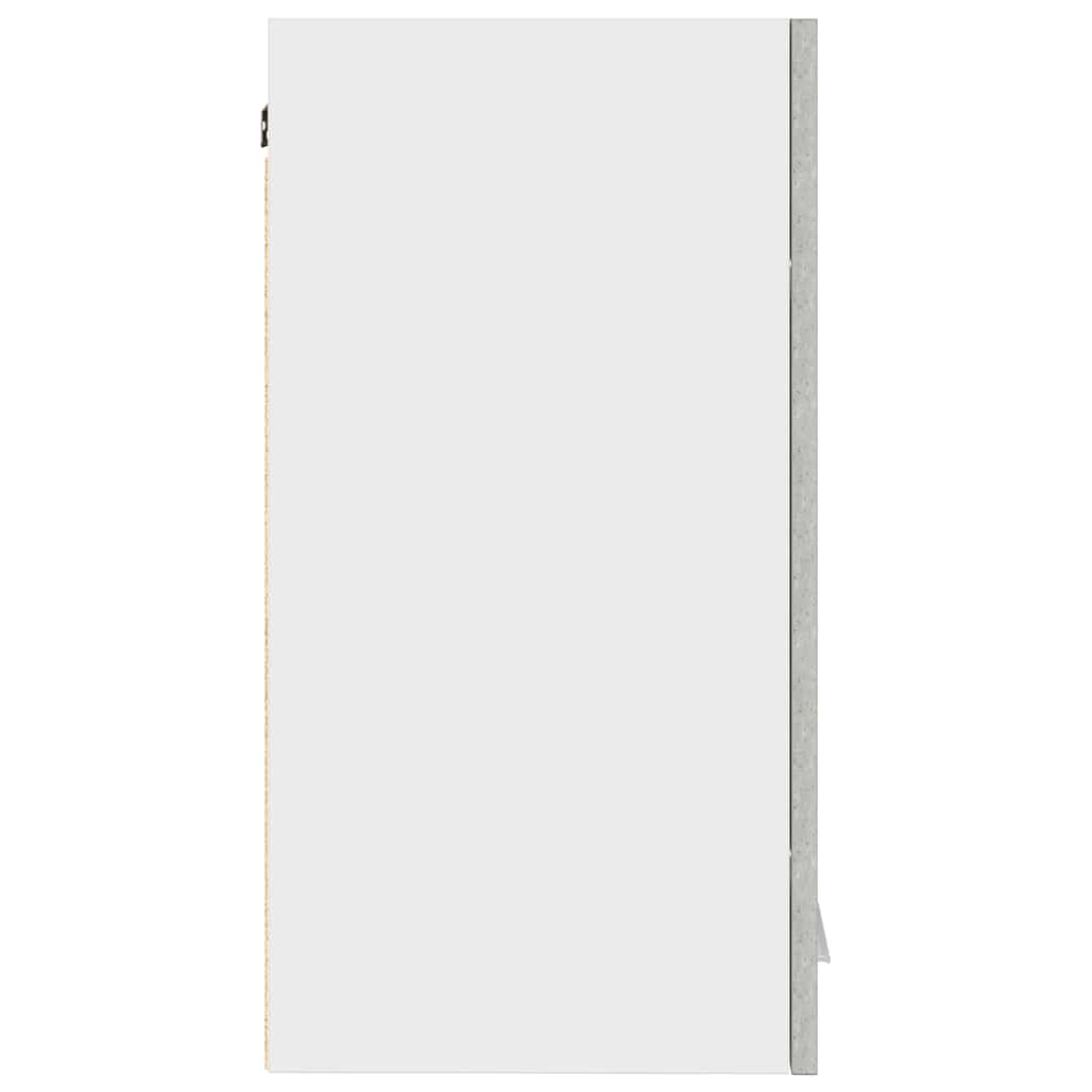 Horní Skříňka Lyon Betonově Šedá 60X31X60 Cm Kompozitní Dřevo Betonová Šedá
