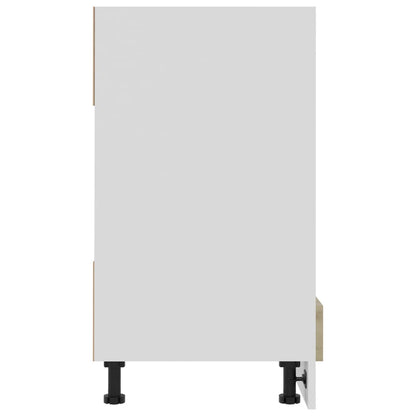 Skříňka Na Troubu Riga 60X46X81,5 Cm Kompozit Dub Sonoma