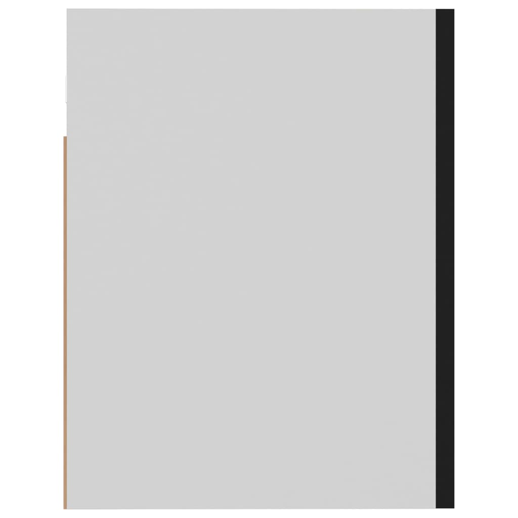 Horní Skříňka Lyon Černá 60X31X40 Cm Kompozitní Dřevo Černá