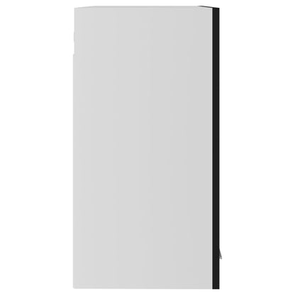 Horní Skříňka Prosklená Lyon Černá 60X31X60 Cm Kompozitní Dřevo Černá