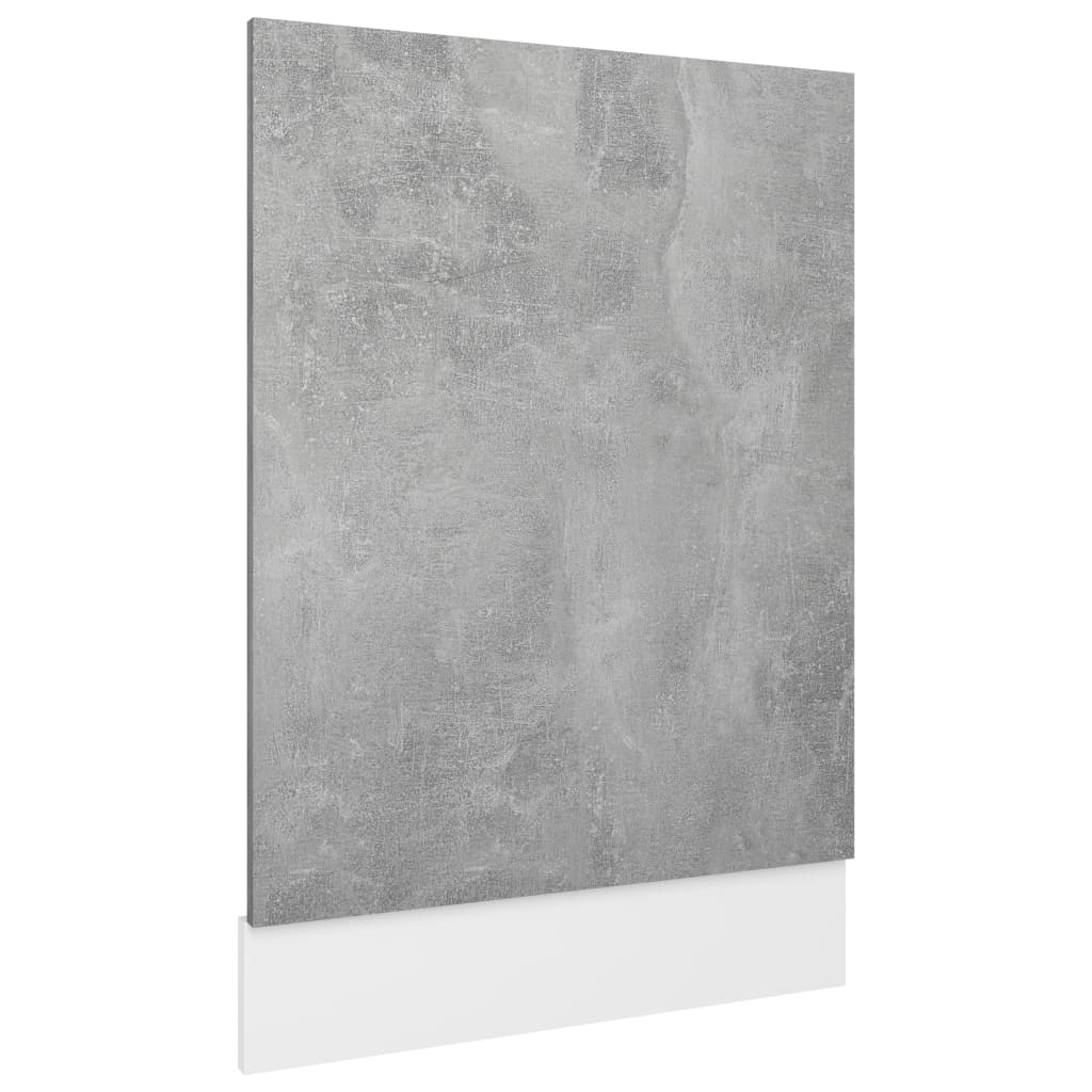 Panel na myčku betonově šedý 45 x 3 x 67 cm dřevotříska