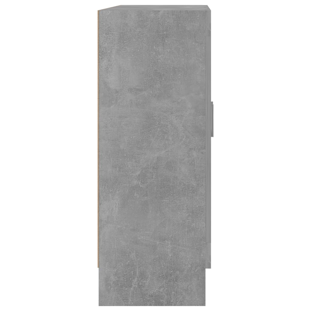 Knihovna Betonově Šedá 82,5 X 30,5 X Kompozitní Dřevo
