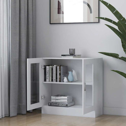 Prosklená Skříň 82,5 X 30,5 X Kompozitní Dřevo