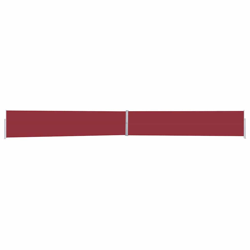 Zatahovací Boční Markýza / Zástěna 170 X 1200 Cm Červená