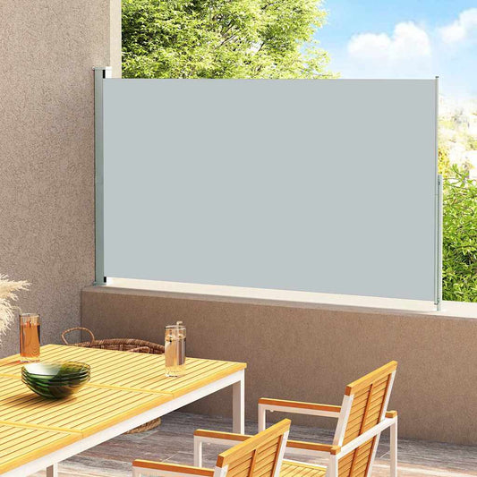 Zatahovací Boční Markýza 180 X 300 Cm Šedá