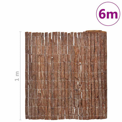 Plot Z Kůry Hnědá 100 X 600 Cm Kůra
