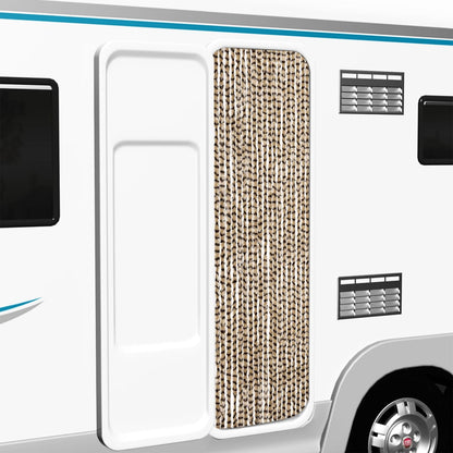 Závěs Proti Hmyzu Béžový A Hnědý Chenille Béžová A Hnědá