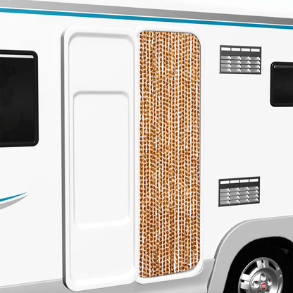 Závěs Proti Hmyzu Okrovo-Bílý Chenille Okrová A Bílá