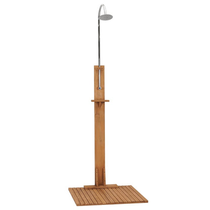 Zahradní Sprcha 75 X 75 X 210 Cm Masivní Teakové Dřevo
