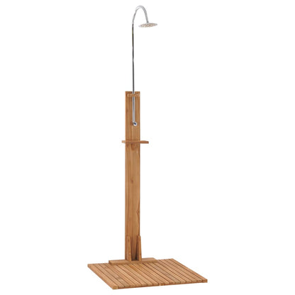 Zahradní Sprcha 75 X 75 X 210 Cm Masivní Teakové Dřevo