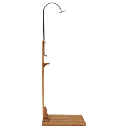 Zahradní Sprcha 75 X 75 X 210 Cm Masivní Teakové Dřevo