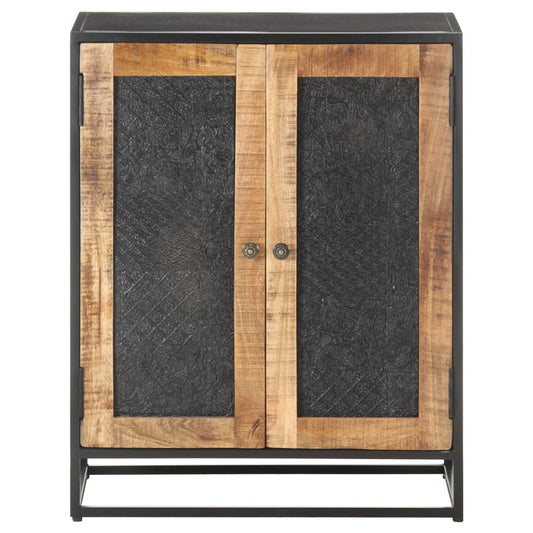 Příborník 60 X 35 X 75 Cm Hrubé Mangovníkové Dřevo