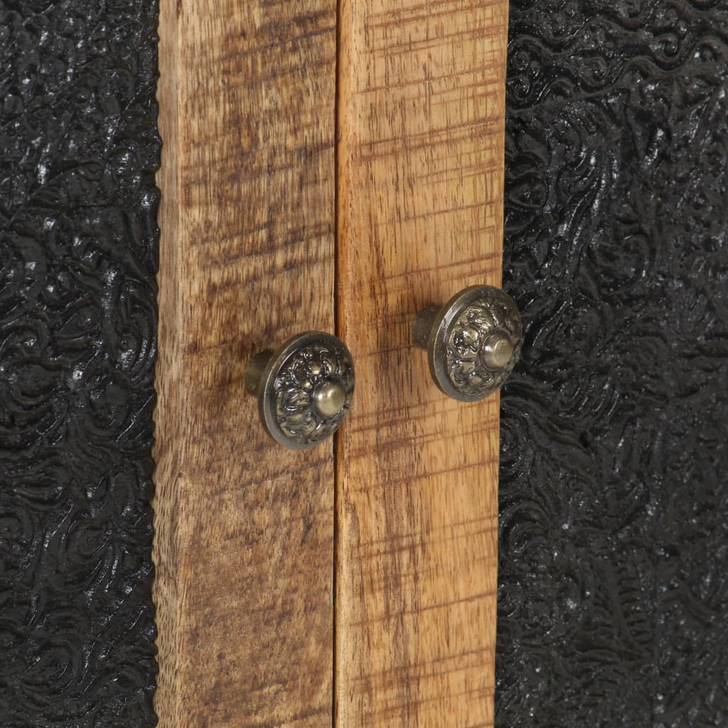 Příborník 60 X 35 X 75 Cm Hrubé Mangovníkové Dřevo