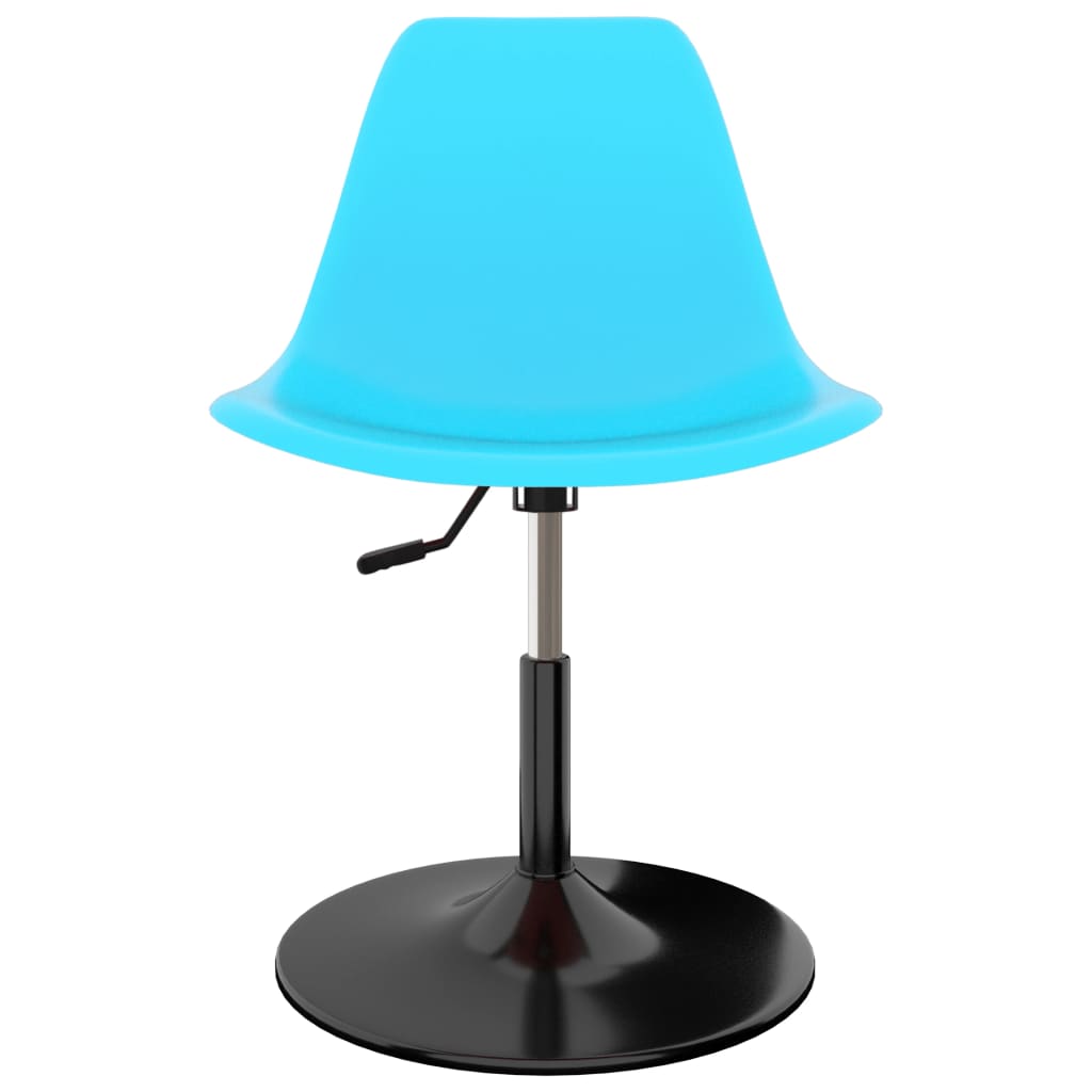 Otočné Jídelní Židle 2 Ks Modré Pp