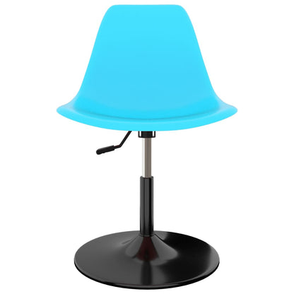 Otočné Jídelní Židle 2 Ks Modré Pp