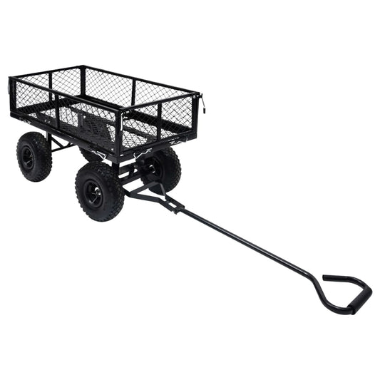 Zahradní ruční vozík černý 250 kg