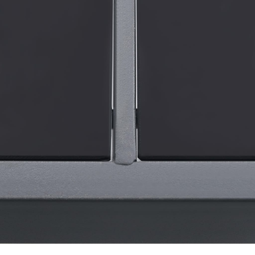 Venkovní Jídelní Stůl Antracitový Ocel