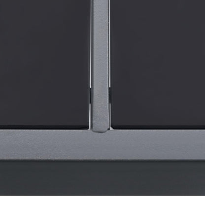 Venkovní Jídelní Stůl Antracitový Ocel