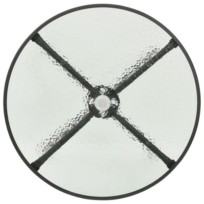 Balkónový Stolek Antracitový Ø 80 X 71 Cm Ocel