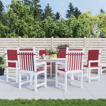 Podušky Na Židli S Nízkým Opěradlem 6 Ks Vícebarevné Textil