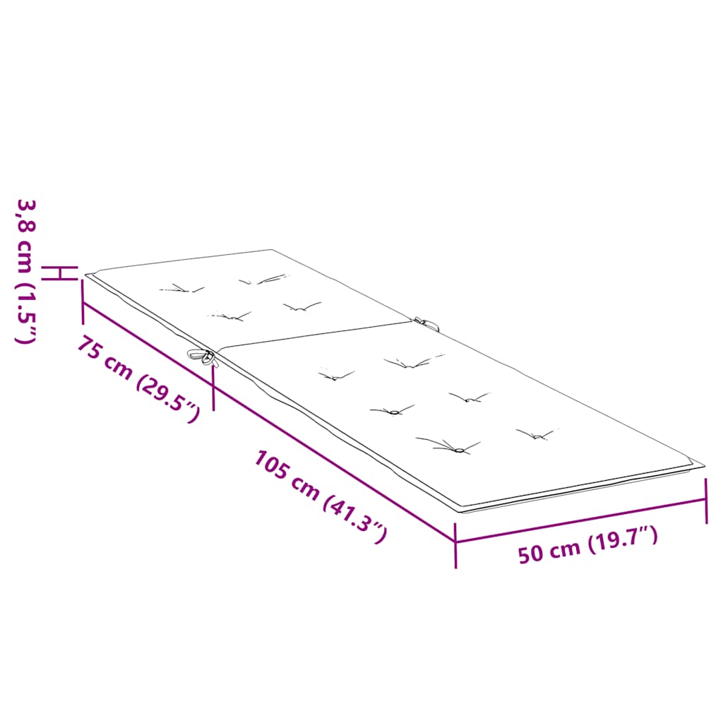 Poduška Na Polohovací Židli Červená Károvaná (75+105)X50X4 Cm