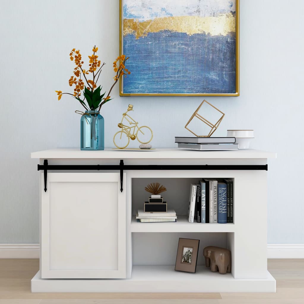 Kování Pro Posuvné Dveře Skříně Uhlíková Ocel Černá