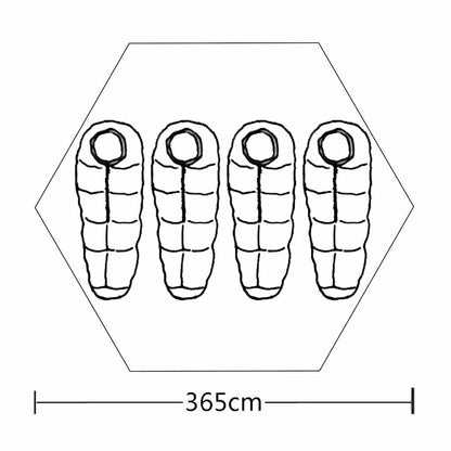 Stan Pro 4 Osoby Šedý