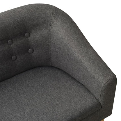 Dětská Sedačka Šedá Textil