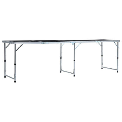 Skládací Stůl Na Beer Pong S Kelímky A Míčky 240 Cm