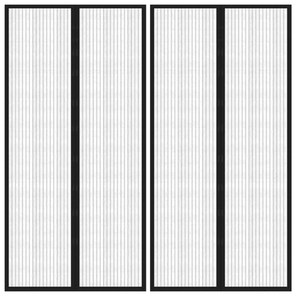 Závěs Do Dveří Proti Hmyzu Magnetický Černý