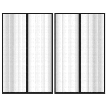 Závěs Do Dveří Proti Hmyzu Magnetický Černý