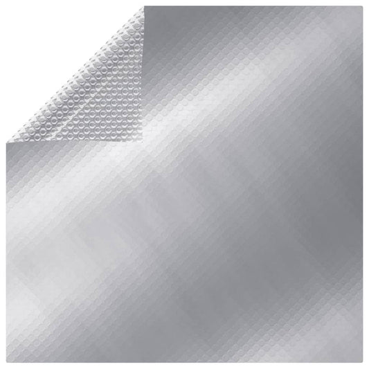 Obdélníkový kryt na bazén 500 x 300 cm PE stříbrný