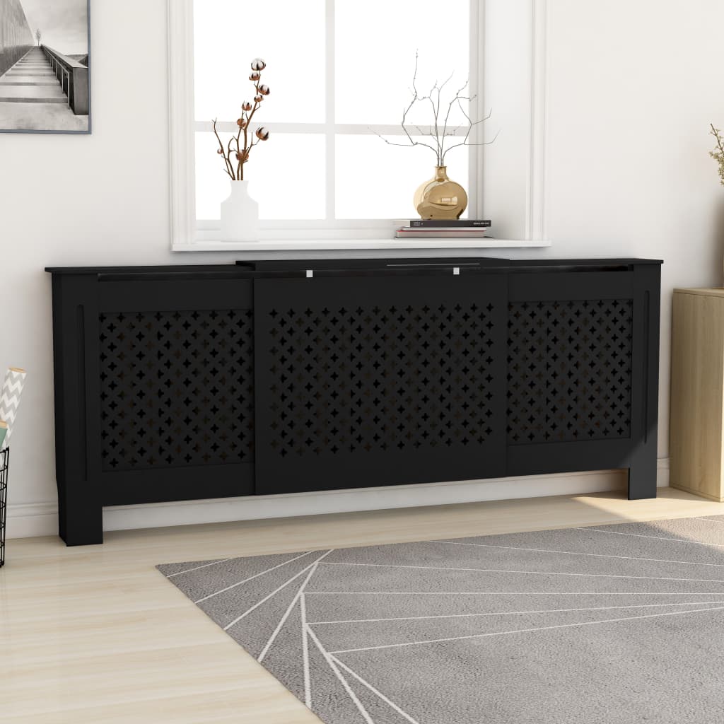 Kryt Na Radiátor Bílý 152X19X81,5 Cm Mdf