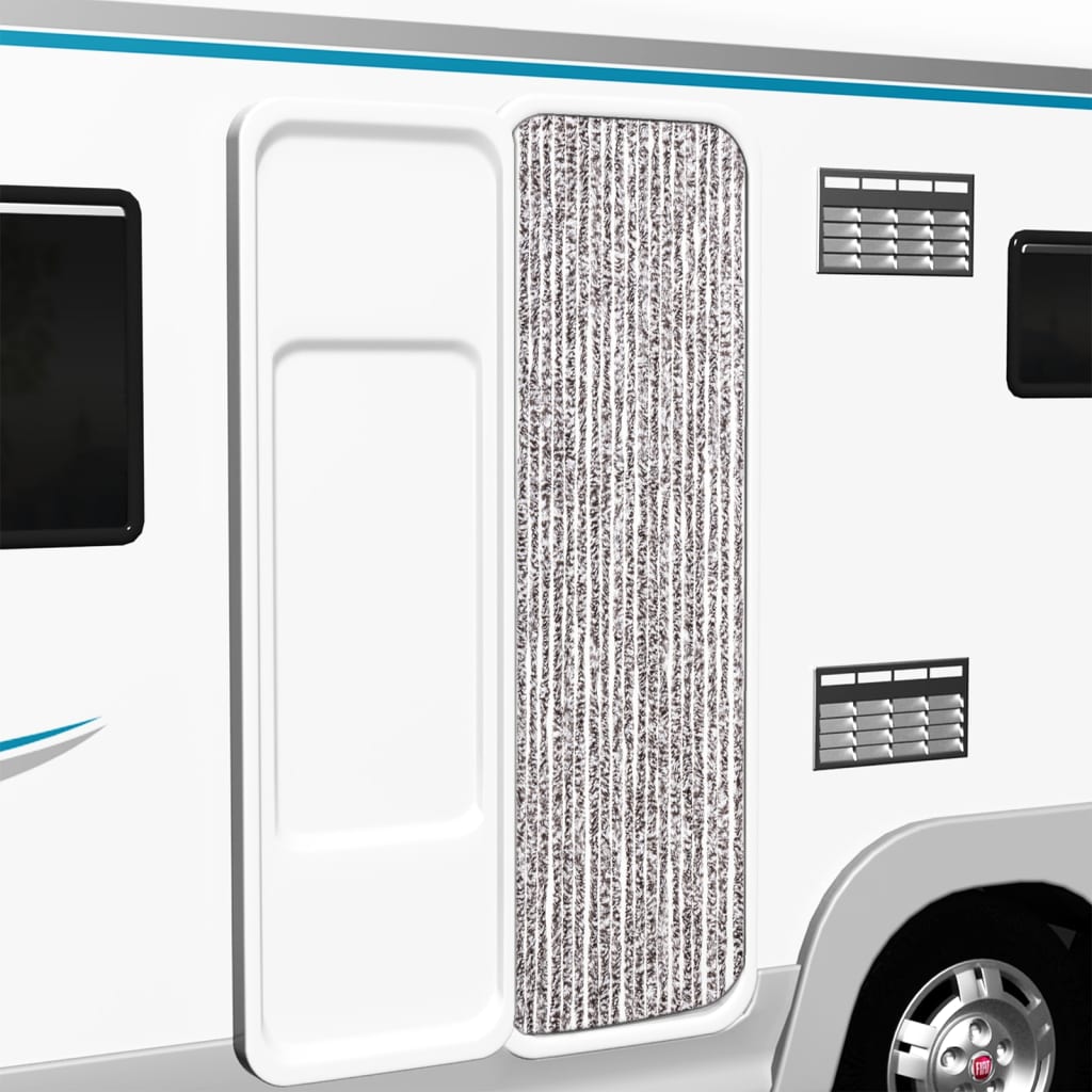 Závěs Proti Hmyzu Hnědý A Béžový Chenille Hnědo-Béžová