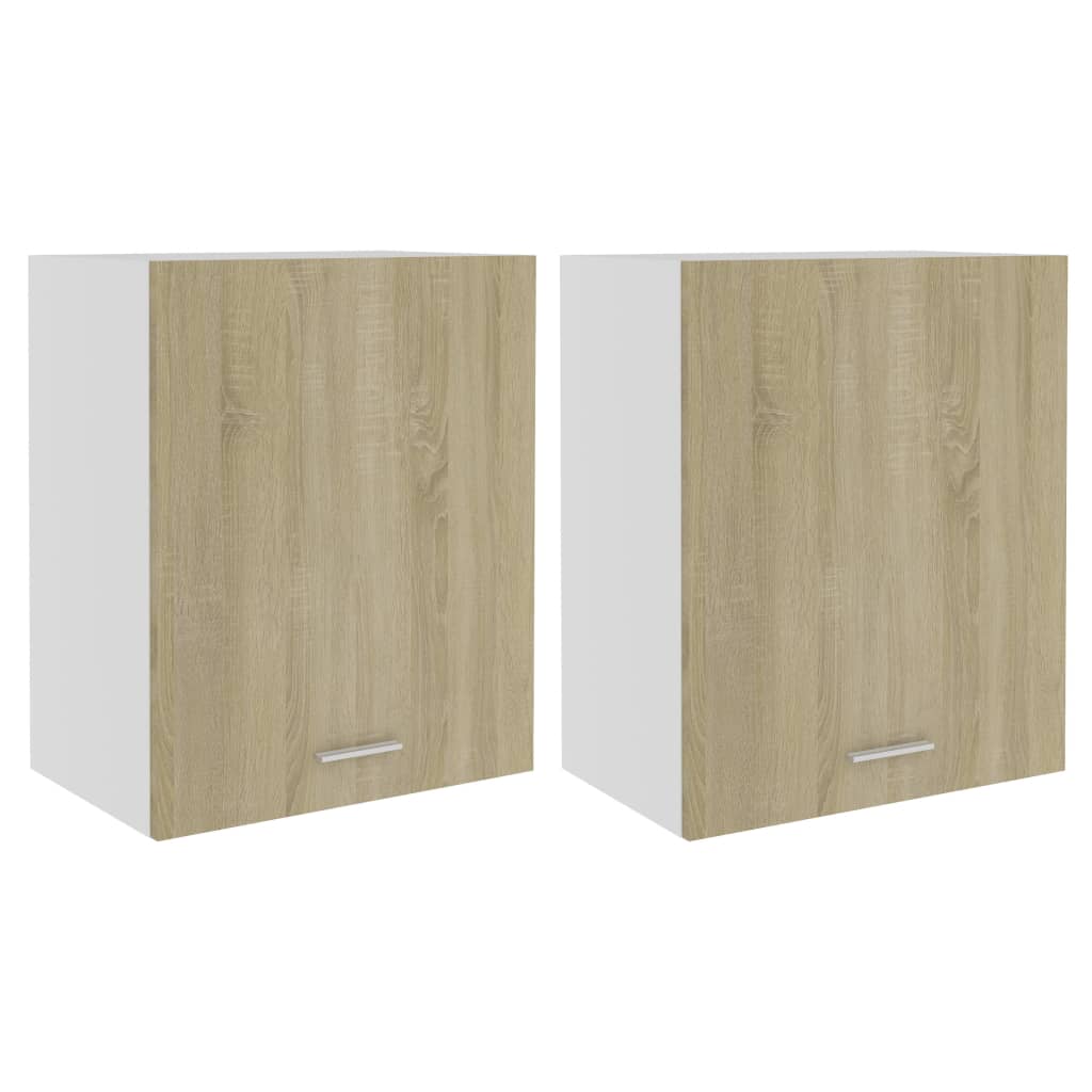 Závěsné Skříňky Lyon 2 Ks 50X31X60 Cm Kompozit Dub Sonoma