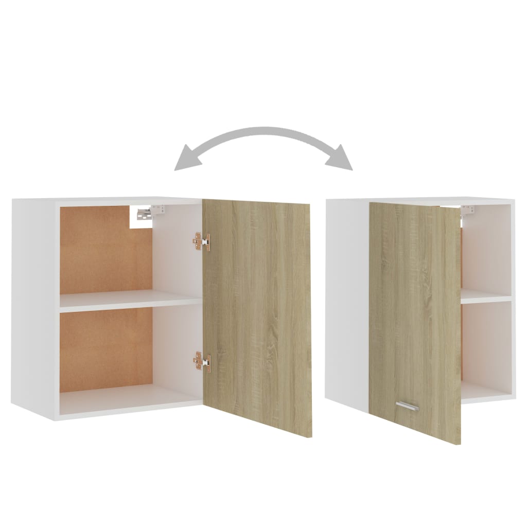 Závěsné Skříňky Lyon 2 Ks 50X31X60 Cm Kompozit Dub Sonoma