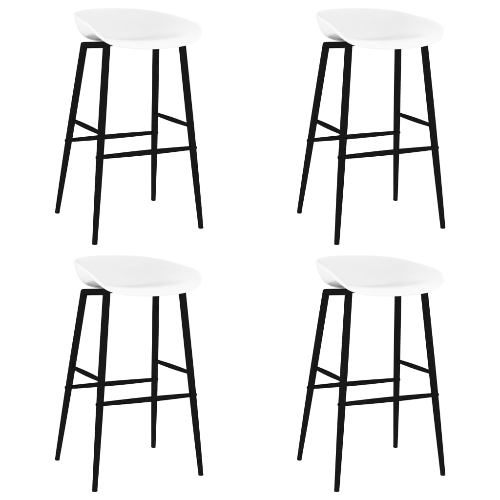 5Dílný Barový Set Černobílý