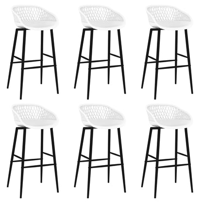 7Dílný Barový Set Černobílý