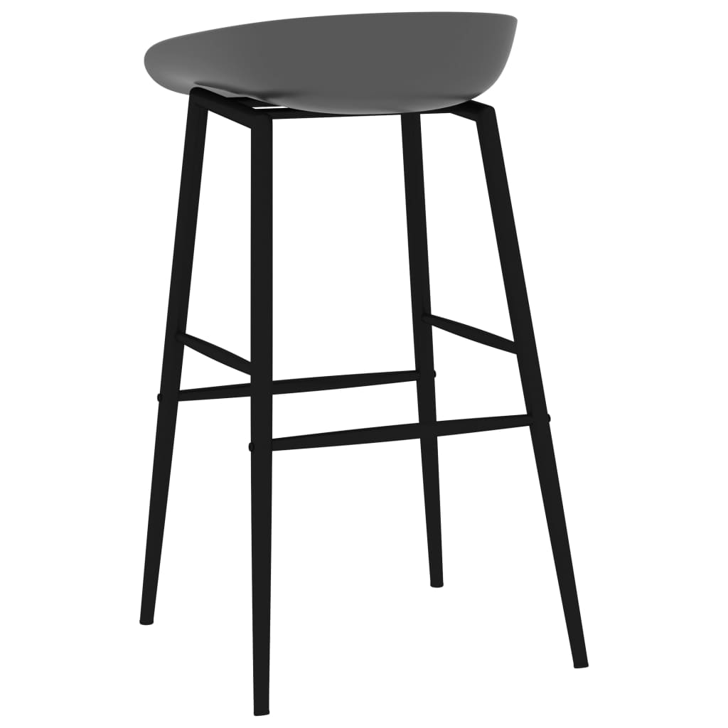 7Dílný Barový Set Černo-Šedý