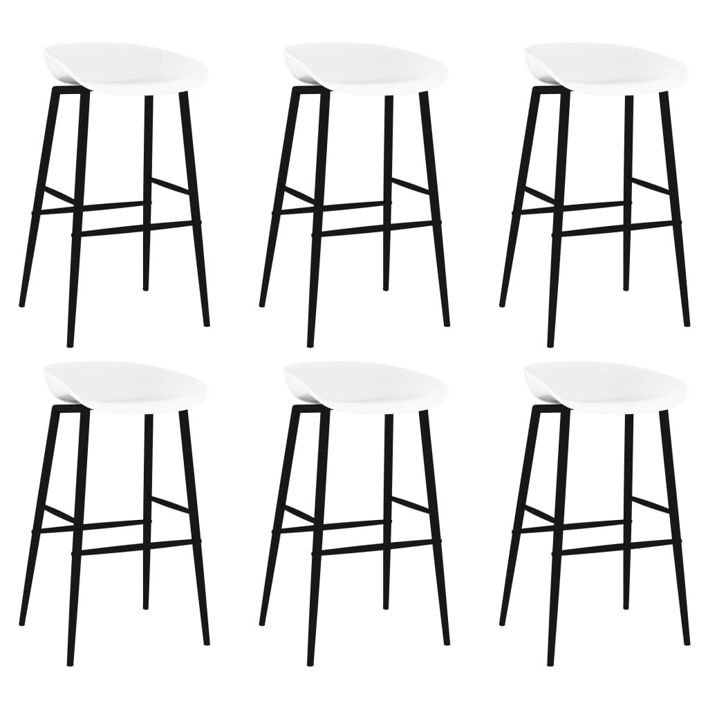 7Dílný Barový Set Bílý
