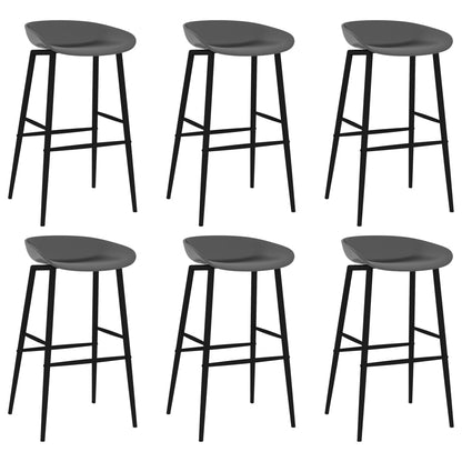 7Dílný Barový Set Bílo-Šedý