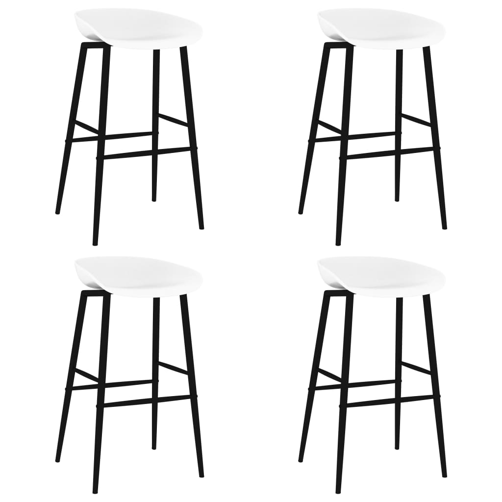 5Dílný Barový Set Černobílý