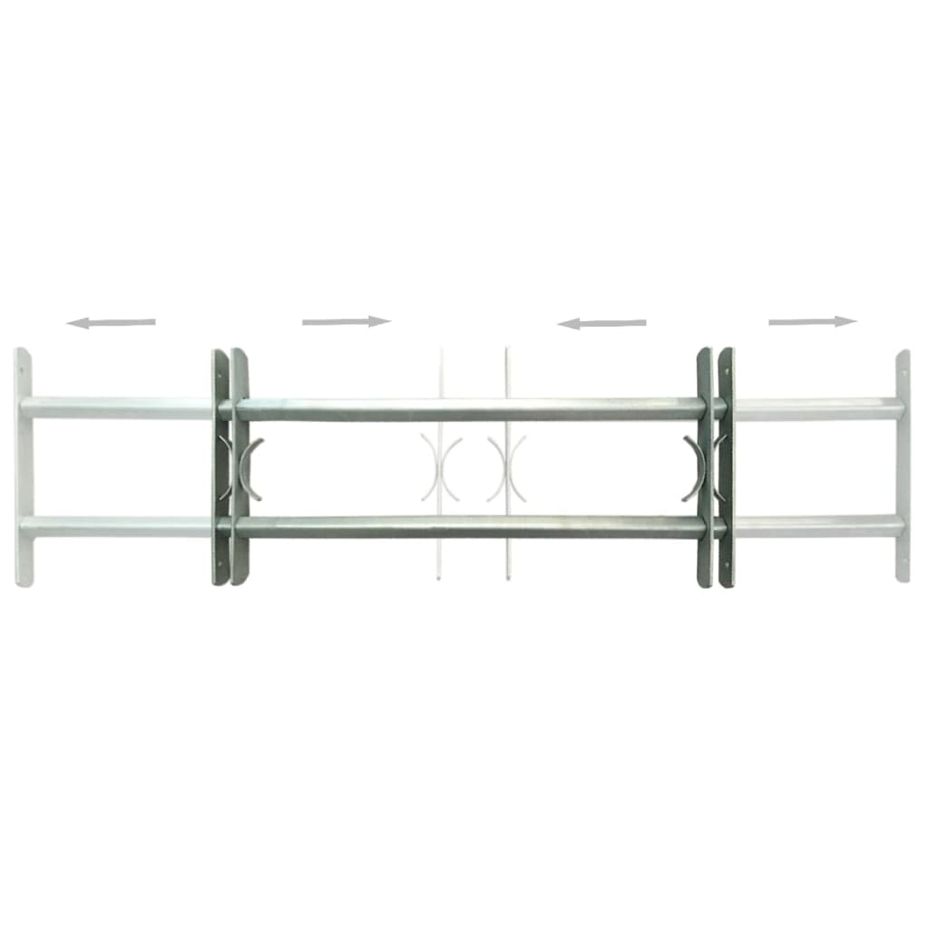 Nastavitelné Bezpečnostní Okenní Mříže 2 Ks 700–1 050 Mm