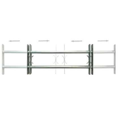 Nastavitelné Bezpečnostní Okenní Mříže 2 Ks 700–1 050 Mm