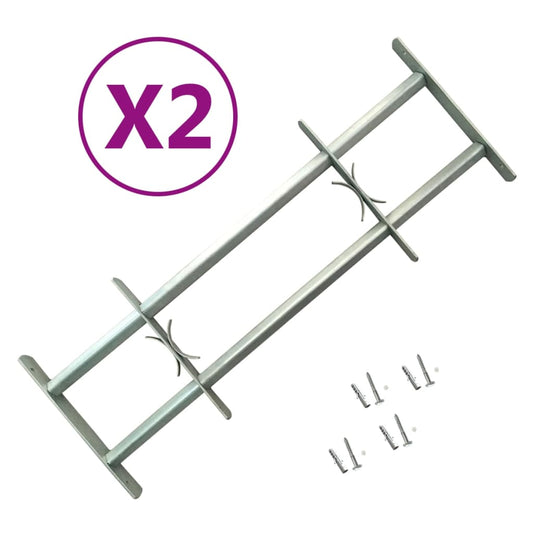 Nastavitelné Bezpečnostní Okenní Mříže 2 Ks 1000–1500 Mm