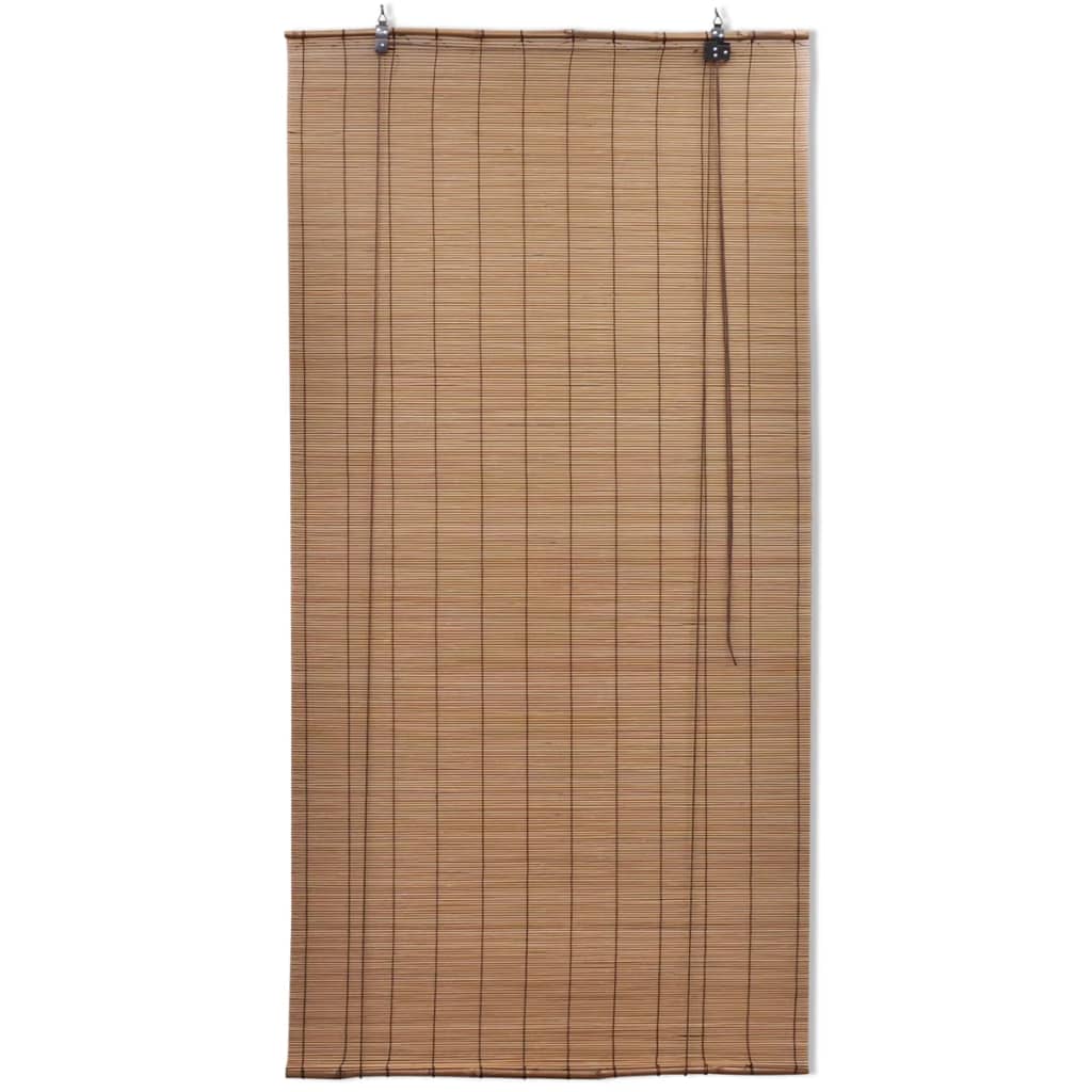 Zatemňovací Rolety Z Bambusu 2 Ks 80 X 160 Cm Hnědé