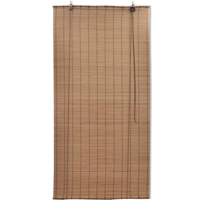 Zatemňovací Rolety Z Bambusu 2 Ks 80 X 160 Cm Hnědé