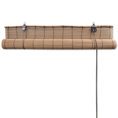 Zatemňovací Rolety Z Bambusu 2 Ks 80 X 160 Cm Hnědé