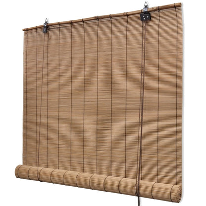 Zatemňovací Rolety Z Bambusu 2 Ks 100 X 160 Cm Hnědé